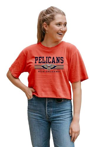 [아마존 공식]Blue 84 여성용 NBA 공식 라이선스 크롭 <b>탑</b> 티셔츠 <b>링스</b>펀 대체 색상