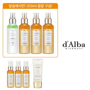 달바 (방송에서만 200ml 증량)시즌 한정 카밍 세럼 추가 화이트 트러플 세럼 150ml 4병+50ml 3병+선 세럼 1개