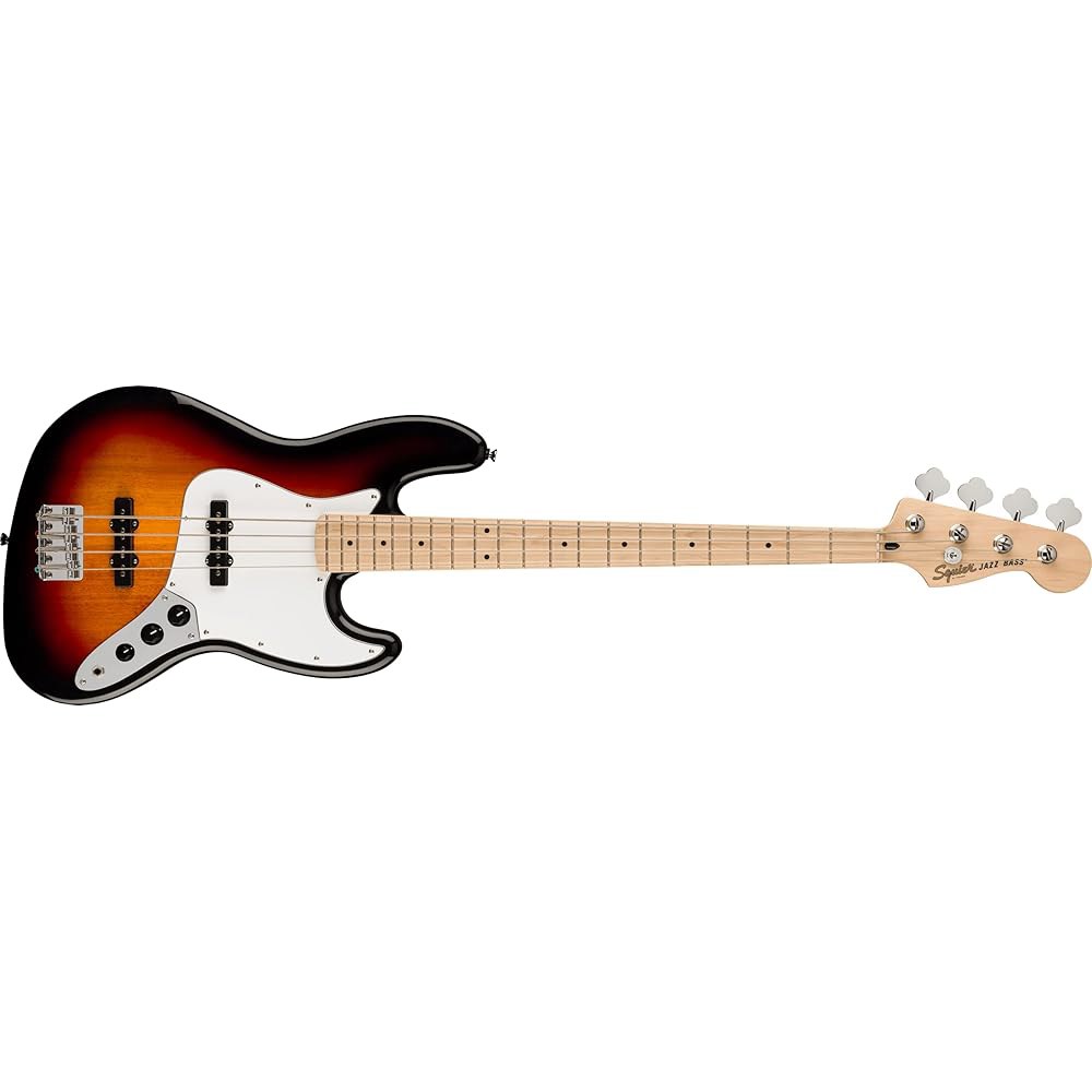 Fender 펜더 스퀴어 어피니티 시리즈 재즈 베이스 3색 선버스트 메이플 핑거보드 Sunburst