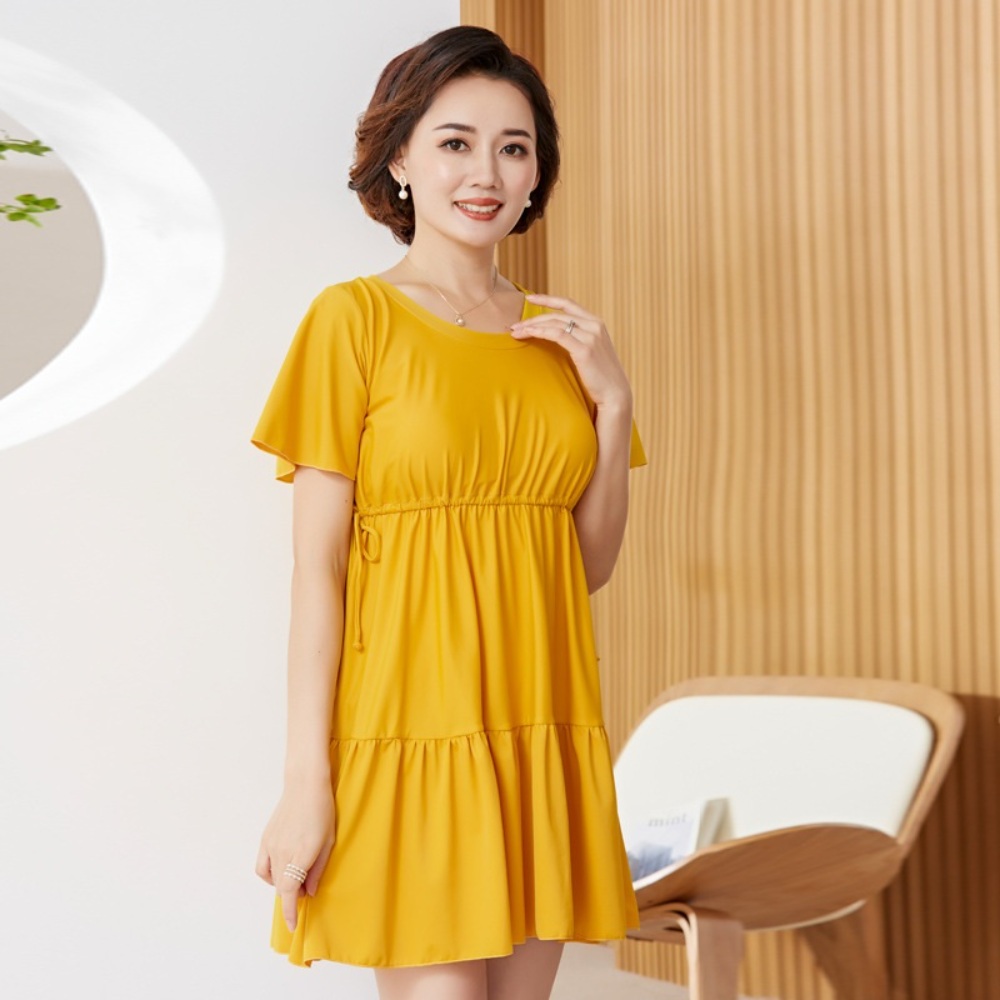 중년 여성 수영복 중년 여자 여름 바캉스 수영복 체형커버 원피스 보수적 스타일 JXH