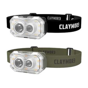크레모아 캠핑용 헤드랜턴 헤디플러스 2구 낚시 등산용 백패킹 충전식 LED라이트 단색