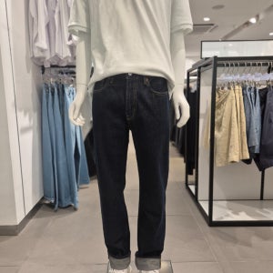 Calvin Klein Jeans  남성 블루 블랙 슬림핏 데님 팬츠 40JM716 8E7