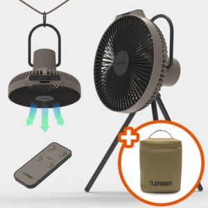 크레모아 선풍기 V1040 서큘레이터 캠핑 무선 USB 충전식 타프팬
