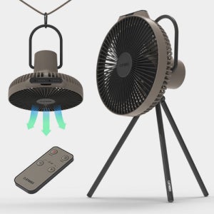 크레모아 선풍기 V1040 서큘레이터 캠핑 무선 USB 충전식 타프팬