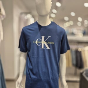 [캘빈클라인 CK진] 남성 모노그램 로고 반팔티셔츠 40EM286G C31