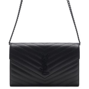 [롯데백화점] 생로랑 25SS 여성 카산드라 마틀라세 체인 숄더백 (377828 BOW08 1000 25S) LE1219804355