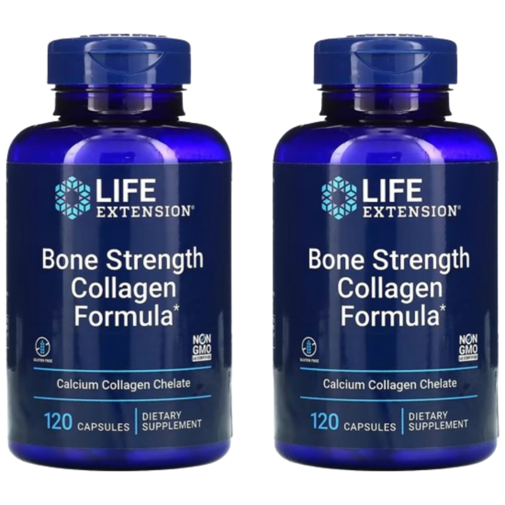 라이프익스텐션 본 스트렝스 콜라겐 포뮬러 Bone Strength Collagen Formula 120정 2개