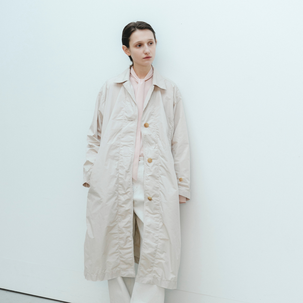 [무어니] MINIMAL SINGLE COAT-BEIGE