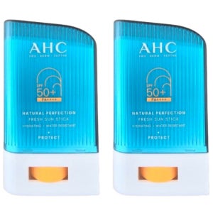 1+1 AHC 내추럴 퍼펙션 프레쉬 선스틱 22g 백탁없는 워터프루프 끈적임없는 순한선크림