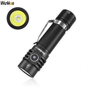 Wurkkos WK03 LED 손전등 18650 토치 1800LM ATR Luminus SST40  USB C 라이트 IP68 하이킹 캠핑 방수