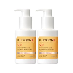 일리윤 [2입] 저자극 이지워시 선크림 SPF50+/PA++++