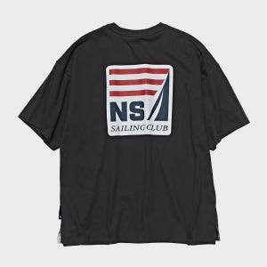 [노티카] 세일링 클럽 티셔츠 (차콜) NTS3643