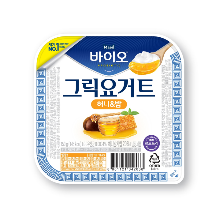 요리코 밤 그릭 요거트 성분 분석