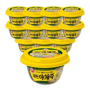 오뚜기 용기죽 계란야채죽 285g 12개