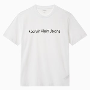 Calvin Klein Jeans 레귤러핏 인스티튜셔널 로고 반팔 티셔츠 4RAB810