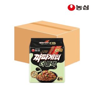 농심 짜파게티 더블랙 116g 32개 건면 짜장