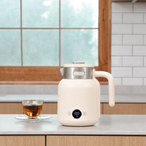 보아르 다이닝온 전기포트 온도조절 보온 커피포트 1.5L 분유 대용량 주전자 316 올스텐