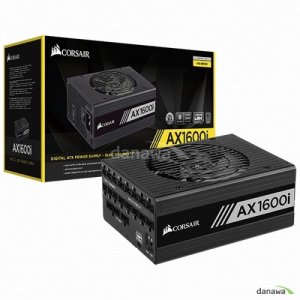 커세어 CORSAIR AX1600i 80PLUS TITANIUM (정품) ATX 파워 1600W 풀모듈러 프리볼트 무상 10년