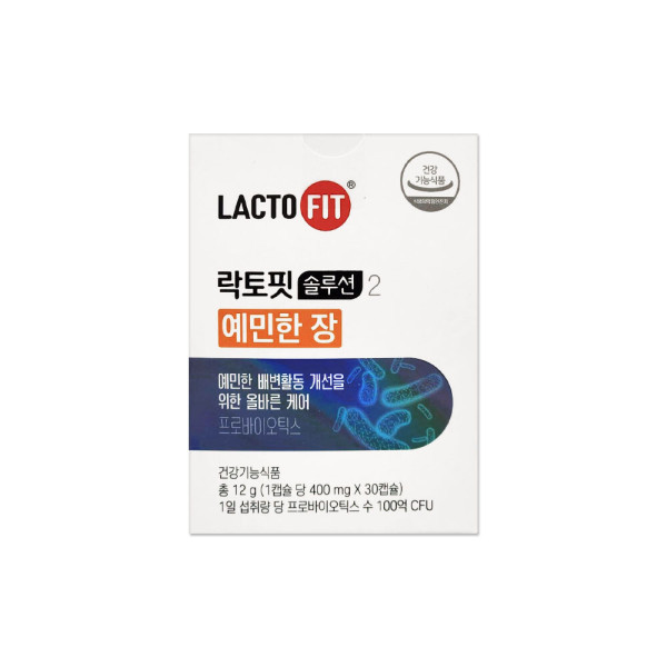 락토핏 <b>락토핏 솔루션 2 예민한 장</b> 400mg 30캡슐/mj