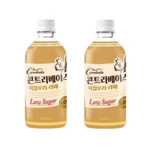 칸타타 콘트라베이스 저칼로리 라떼 커피음료 500ml x 24개 페트