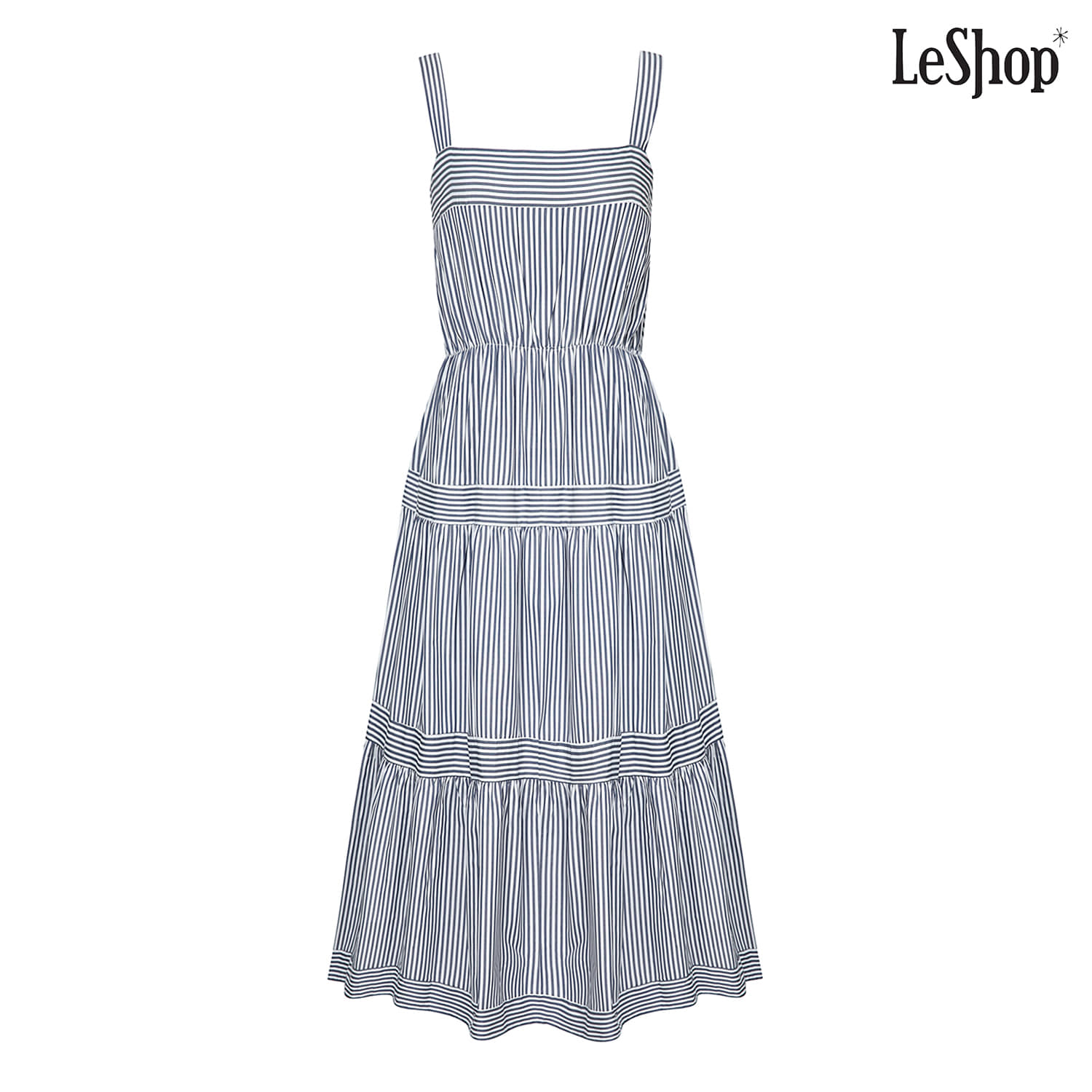 르샵 스트라이프 밴딩 민소매 원피스 DP3OW009A