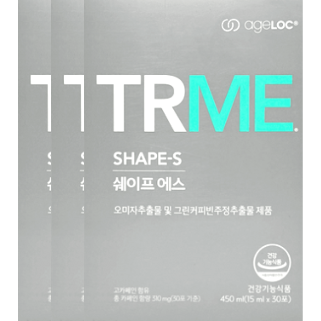 <b>뉴스킨</b> 티알미 쉐이프 에스 15ml x 30포 x 3박스 3개월분 오미자맛