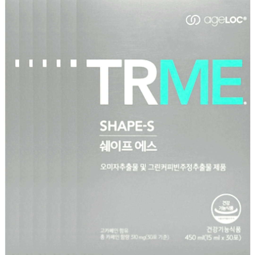 <b>뉴스킨</b> 티알미 쉐이프 에스 15ml x 30포 x 6박스 6개월분 오미자맛