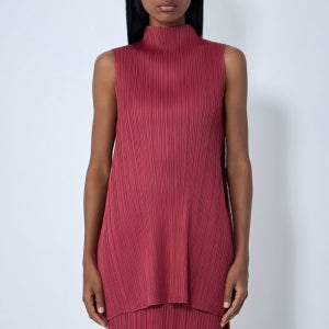 플리츠플리즈 이세이미야케 하이넥 리브 탑 레드 PP56JT45127DARKRED 26 SS 플리츠 플리세 슬리브리스 PP56JT451 27 DARK RED 139997060