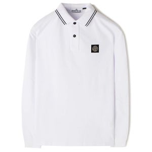 스톤아일랜드 슬림 화이트 카라티 81152SL18 A1001 24FW 스톤 PK 긴팔 140026551