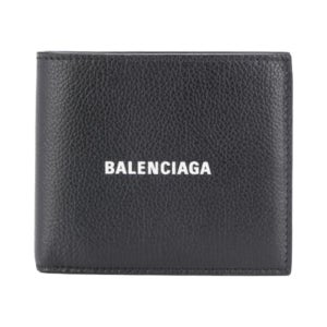 발렌시아가 캐시 스퀘어 블랙 화이트 반지갑 594549 1IZI3 1090 캐쉬 72287068