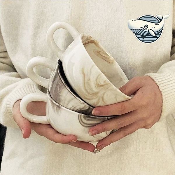 [기타] 세련된 커피잔 홈카페 아이스라떼 용기 다채로운 (WFGRS2L)