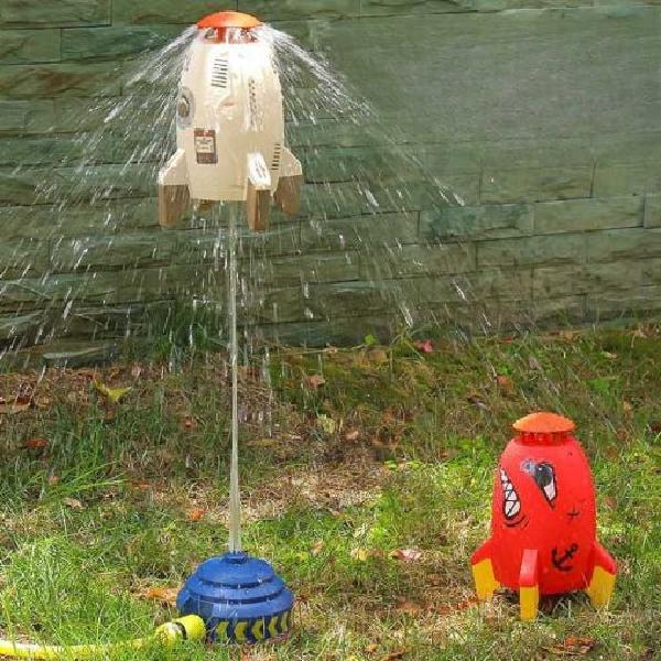 물놀이 로켓 분수 워터 회전 수력 목욕장난감 해변