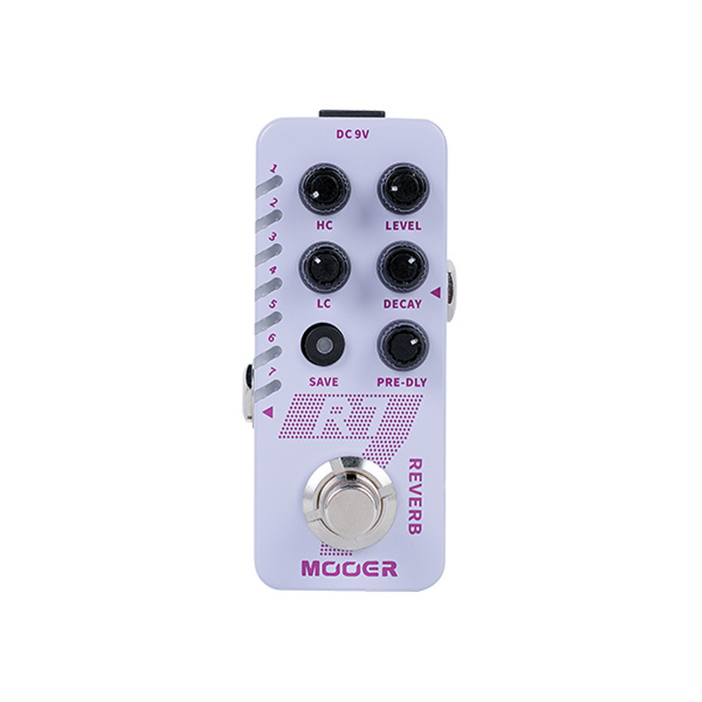 MOOER 무어 R7 REVERB 전자기타 이펙터 페달 7 리버브