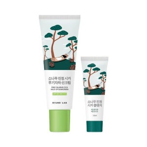 라운드랩 소나무 진정 시카 무기자차 선크림