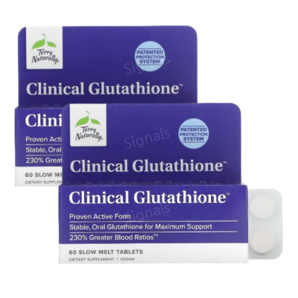 <b>테리내추럴리</b> 글루타치온 300mg(150mg/1정) 60정 녹여먹는 글루타티온 2개