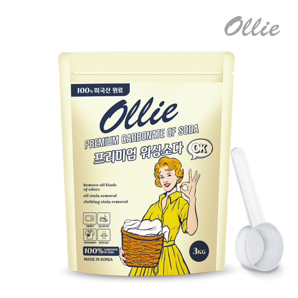 OLLY 프리미엄 워싱소다 3kg, 2개