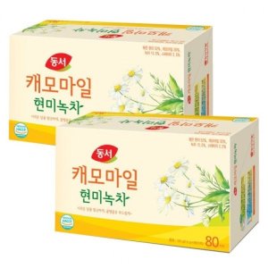 동서 캐모마일 현미녹차 80T x2개 (총160T)