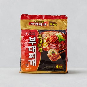 [농심] 보글보글 부대찌개면 4입