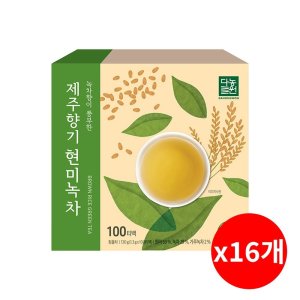 다농원 현미녹차 100T x16개