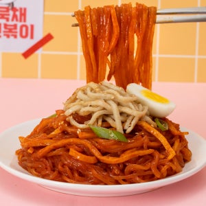 밀가루 사용하지 않은 매콤 달콤 어묵채 당면볶이 500g(1-2인분) 6팩