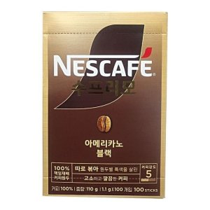 [SW084ZZ]네스카페 수프리모 커피 아메리카노 100T