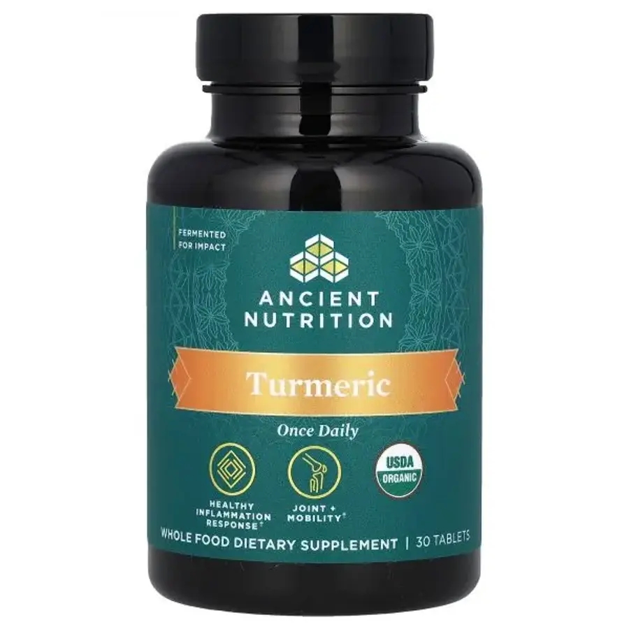 Ancient Nutrition, 강황, 하루 1회, 30정