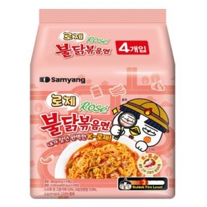 [Express] 삼양 로제불닭볶음면 140G*4입