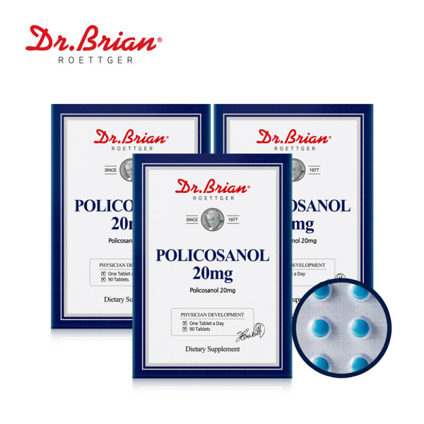닥터브라이언 3통/닥터브라이언 폴리코사놀 20mg 총9개월분 총지방족알코올 20mg 충족