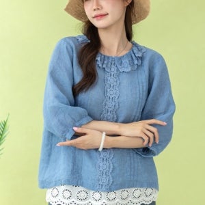 클로시린넨블라우스 [TS52208]