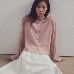 [잇터] Summer linen cardigan_Pink_IGMFCD001PI00