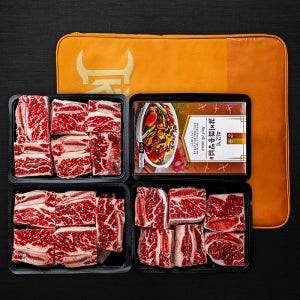 [고기한가] LA갈비찜용세트 패밀리형 선물세트(700gx3팩+양념장)