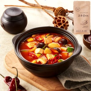 100% 국내산, 약콩(쥐눈이콩) 자연발효, 동트는농가 고추장찌개 200g