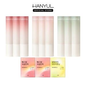 [5% 더블쿠폰] 한율 자연을 닮은 립밤 3.2g 3개 (옵션)