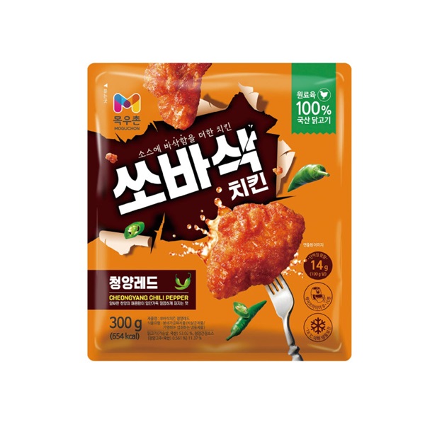 목우촌 쏘바삭 치킨 청양레드